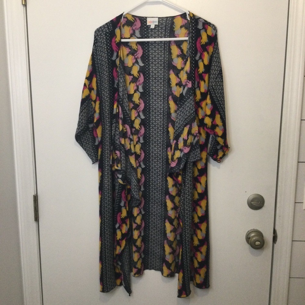 LuLaRoe Shirley Kimono womens size L